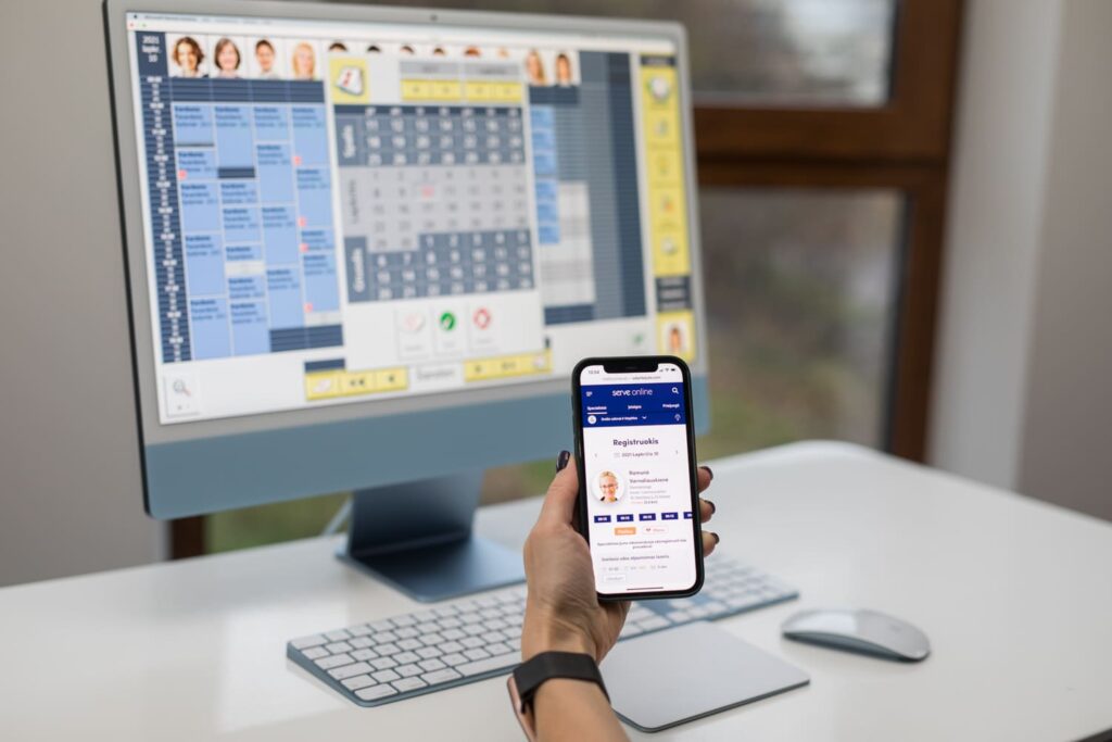 Klientų registracija internetu 24/7 – internetinė rezervacijų sistema verslui