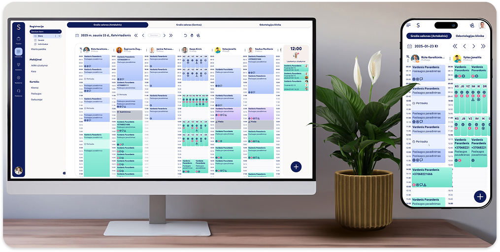 ServePro CLOUD – internetinė registracijų ir paslaugų verslo valdymo sistema